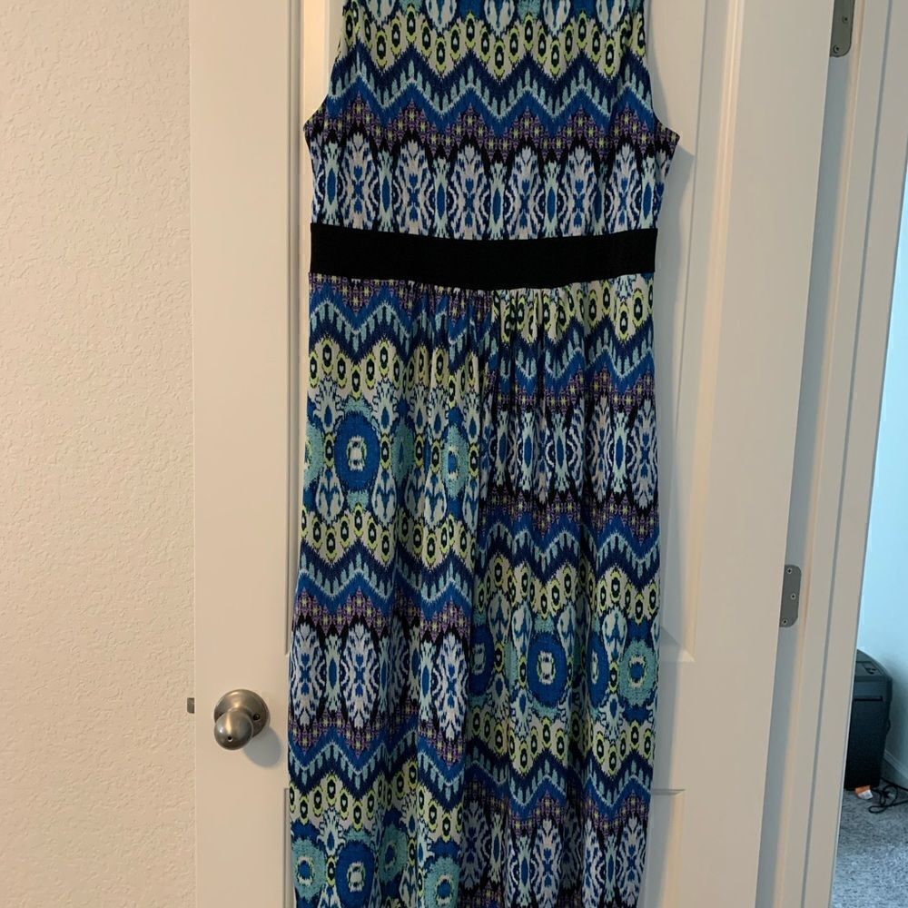 Avenue Empire Waist Maxi Dress Size 18 / 20 Plus Size - Picture 3 of 3